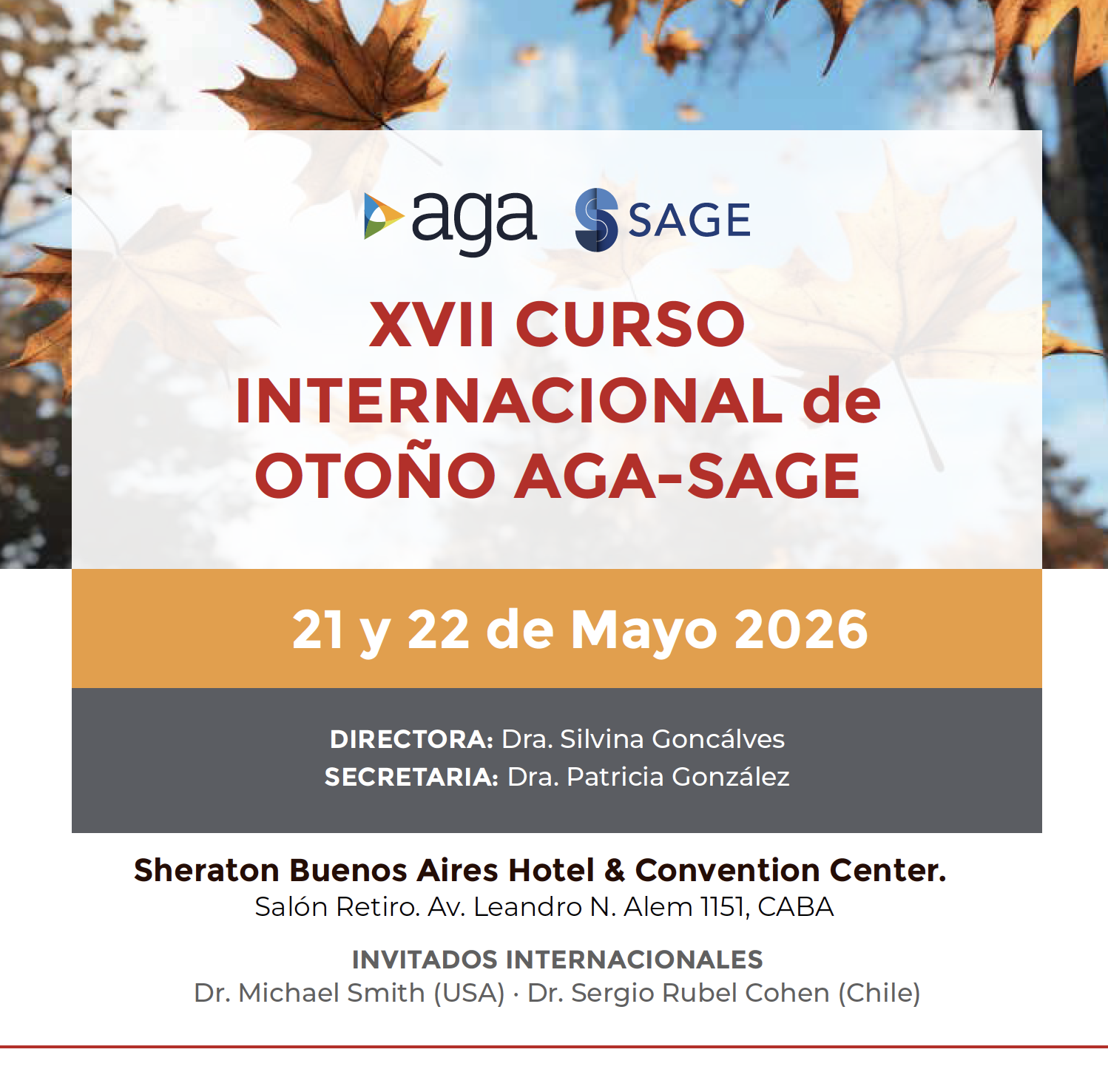 XVII CURSO INTERNACIONAL de OTOÑO AGA-SAGE